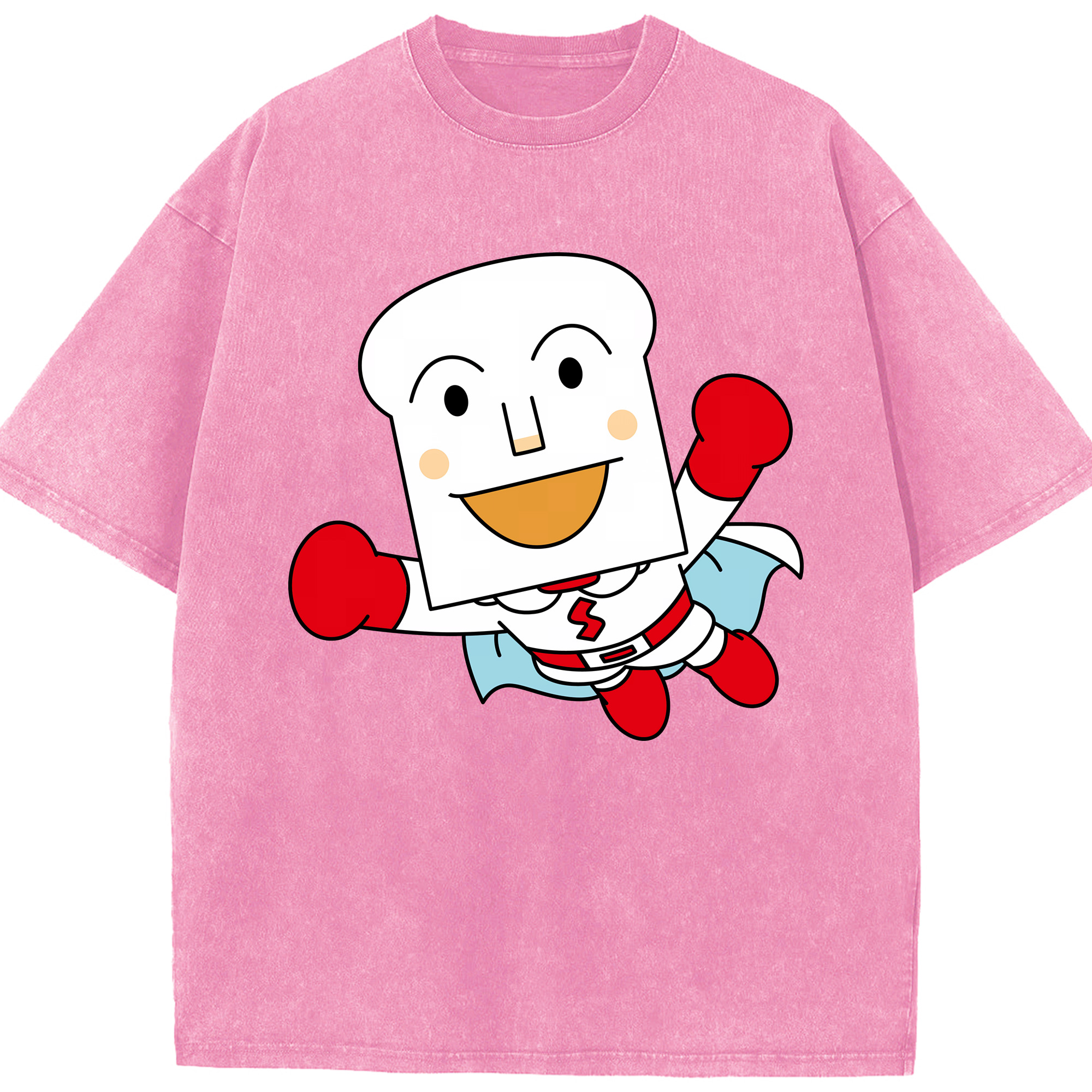 （画像用） アンパンマン Anpanman 綿100% ヴィンテージ風 半袖Tシャツ（フロントプリント）